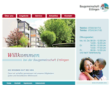 Tablet Screenshot of bg-ettlingen.de
